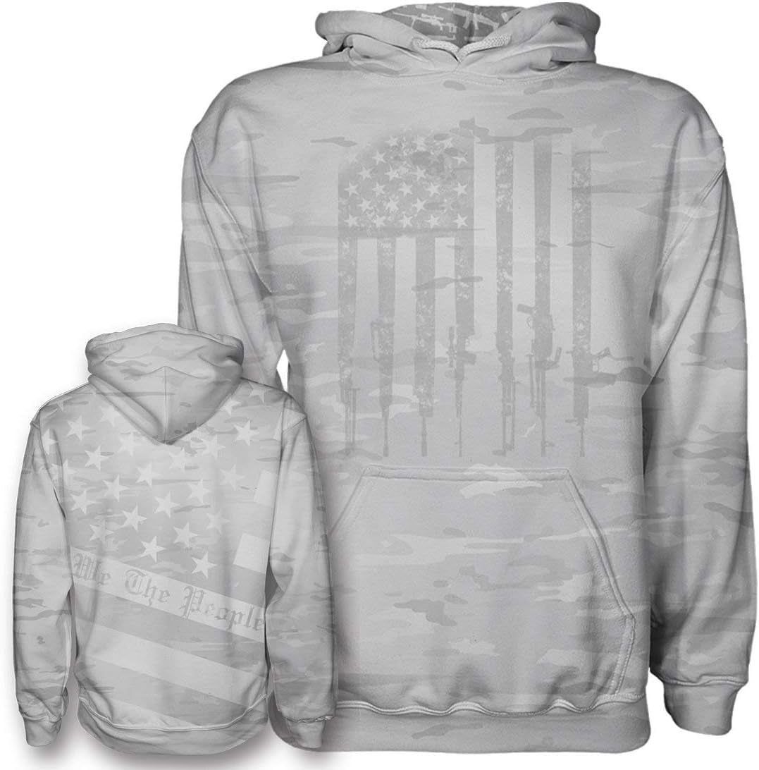 Arctic Camo We the People Hoodie (S-XXXXL)