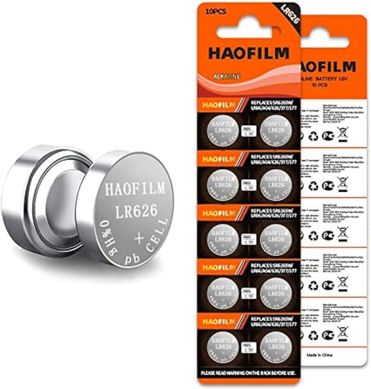 LR626 SR626SW 377 376 LR626 AG4 Premium Alkaline Battery,1.5V round Button Coin Cell Batteries (10 Pack)