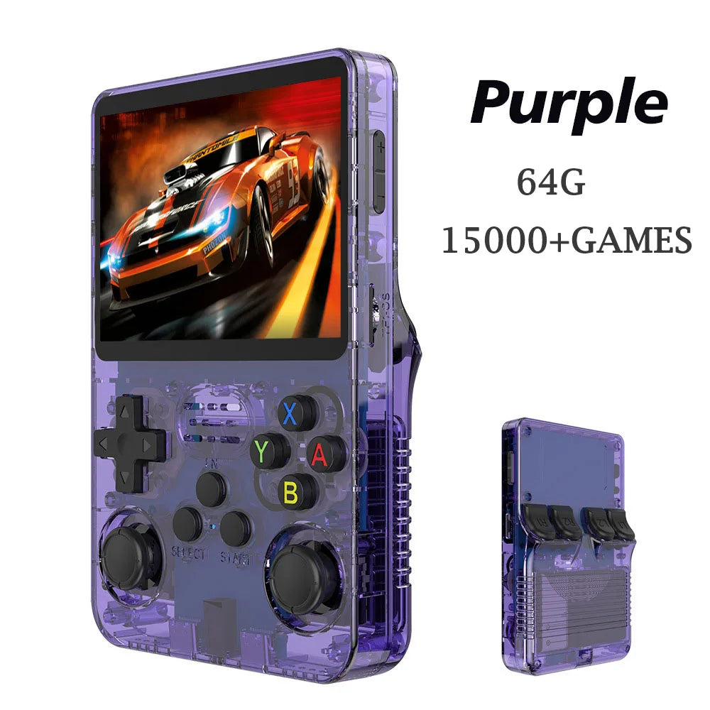 R36S Handheld Game Console 3.5 Inch IPS Screen Retro Game Console Linux System Screen Portable Pocket Video Player