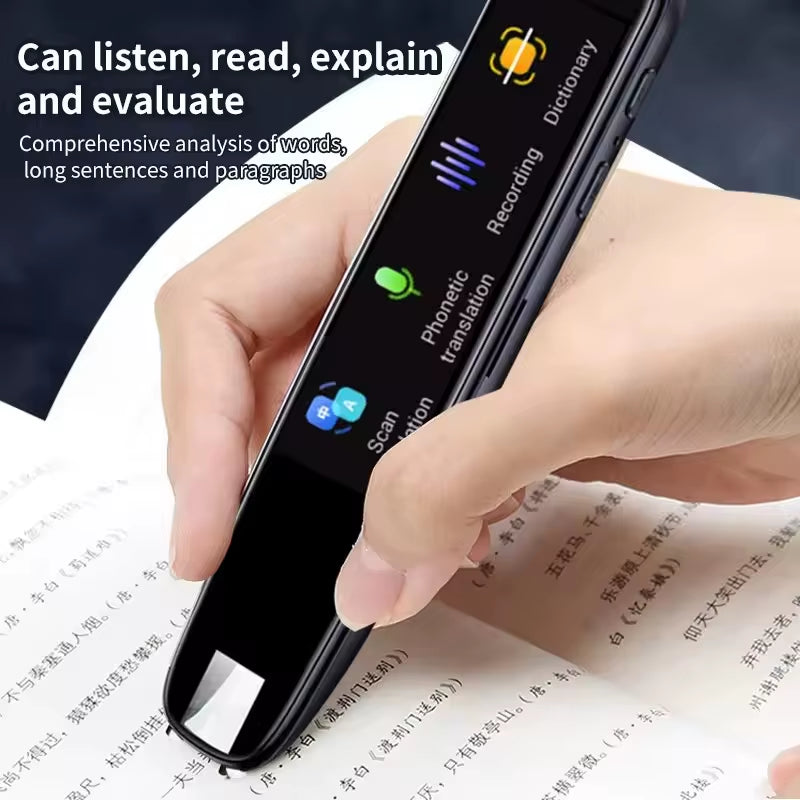 Smart AI Scan Reader Portable Voice Translator Scanner Pen WIFI AI Voice 112 Languages Translator for Dyslexia Autism