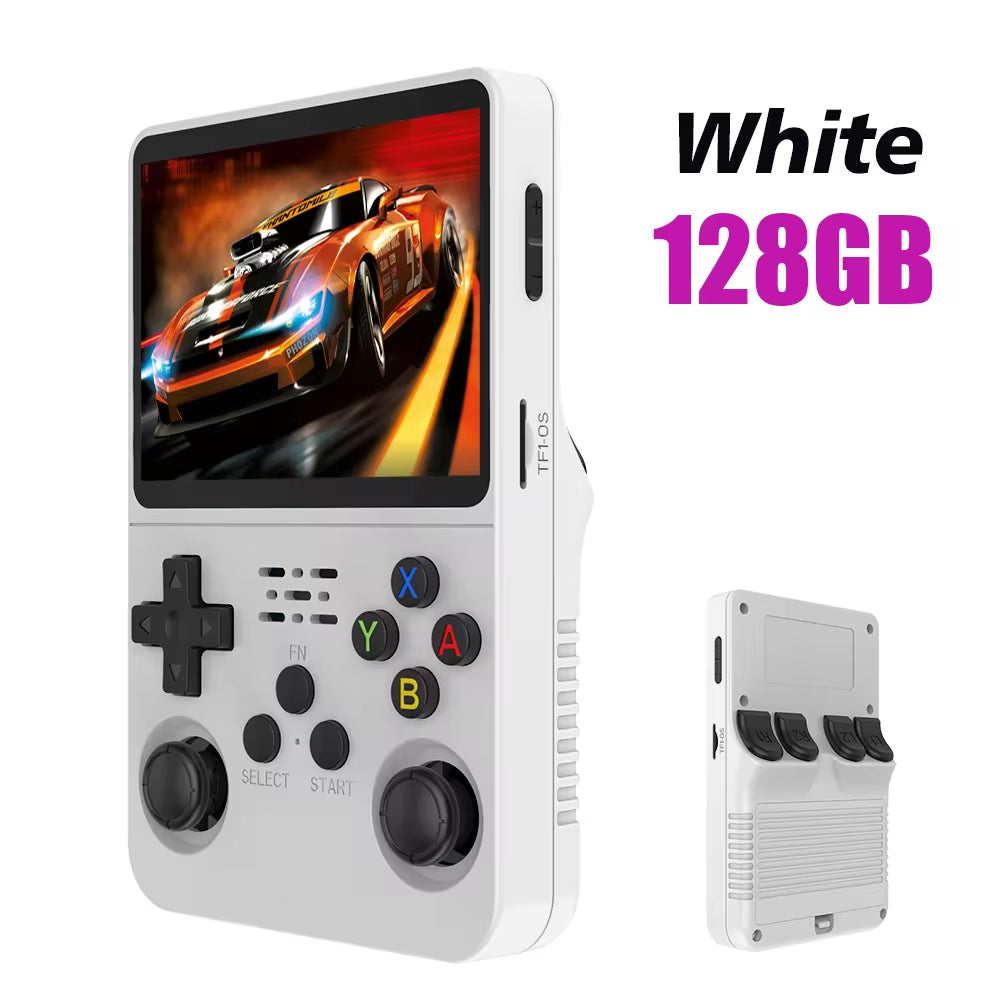 R36S Retro Handheld Video Game Console Linux System 3.5 Inch IPS Screen R35S Pro Portable Pocket Video Player 64GB Games